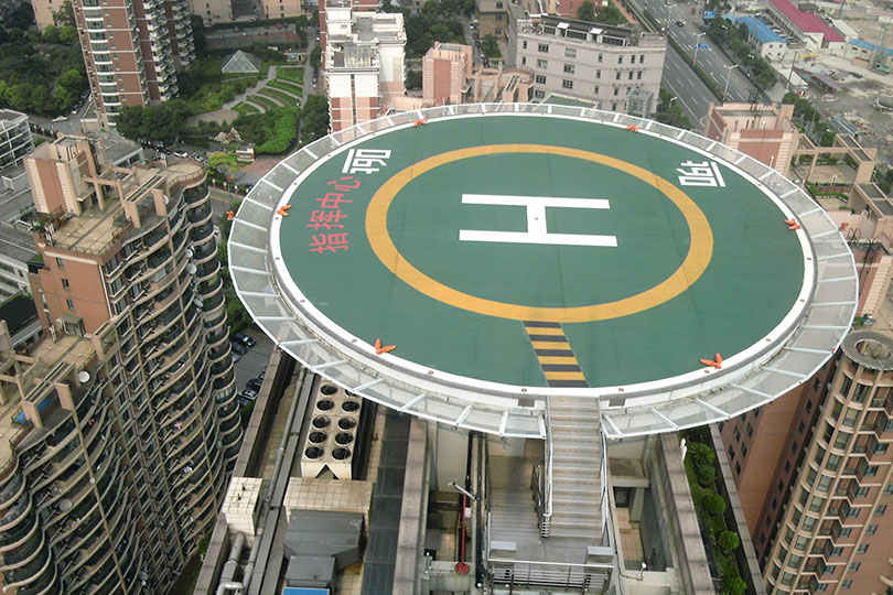 湖北十堰航空護(hù)林站屋頂停機(jī)坪